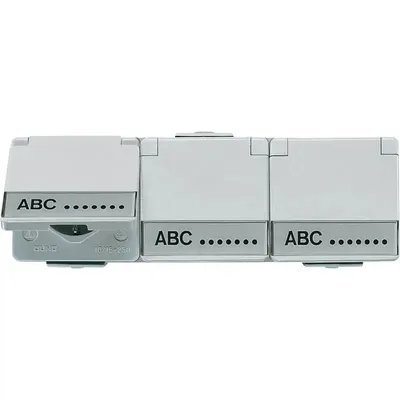 Immagine prodotto di Jung 623NAW SCHUKO® Presa tripla 16 A 250 V ~