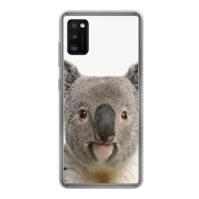 Produktbild von MuchoWow® Handyhülle Schutzhülle Hülle für Samsung Galaxy A41 Koala - Koala Bär - Mädchen - Jungen - Tiere Silikon Softcase Handy Hülle - Mobiltelefon
