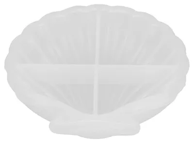 Obrázek produktu pro Flexibilní silikonová forma ve tvaru mušle, vhodná pro odlévání pryskyřicí, rozměr 11 cm