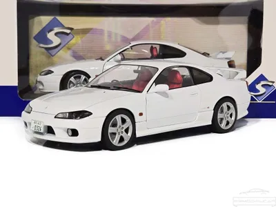 Produktbild von Solido 421186446 Nissan Silvia S15 Spec-R Aero 1999 weiß 1:18