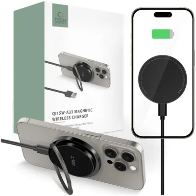 Immagine prodotto di Tech-Protect Qi15W-A33 Caricatore magnetico wireless Magsafe nero