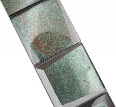 Produktbild von Mosani MOS88BOR-XB20, Mosaik, Glas, Grün, Drinnen, Rechteck