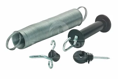 Image de Kerbl Torgriff-Set schwarz, inkl. Ring-/Torgriffisolator, bis 5?m, Weidezaun