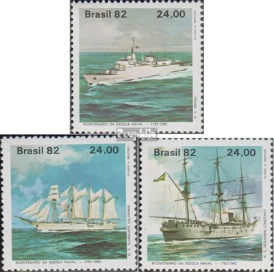Produktbild von Briefmarken Brasilien 1982 Mi 1944-1946 (kompl.Ausg.) postfrisch Marineschule