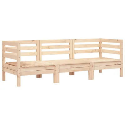 Produktbild von Gartensofa 3-Sitzer Massivholz Kiefer