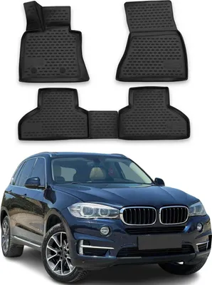 Zdjęcie produktu dla 2013-2018 Dywaniki podłogowe BMW X5 F15 F85 TPE czarne 4 szt