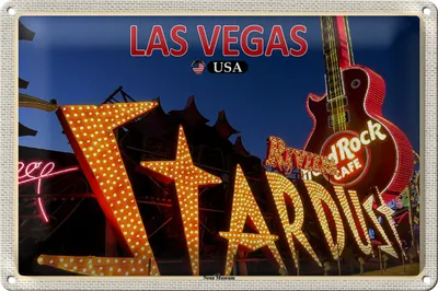Produktbild von Blechschild Reise 40x30cm Las Vegas USA Neon Museum