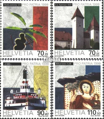 Produktbild von Briefmarken Schweiz 1999 Mi 1681-1684 (kompl.Ausg.) postfrisch Pro Patria