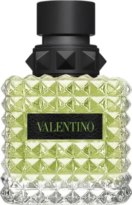 A product shot of a Valentino perfume bottle.