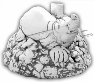 Immagine prodotto di Talpa Animale Figura Giardino Statua Sculture Figure Decorazione Nuovo 547R