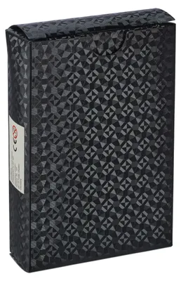Produktbild von Relaxdays Pokerkarten Set, wasserfest, 2 Pokerdecks à 54 Karten, Plastik Spielkarten, mit Joker, Kartenspiel, schwarz