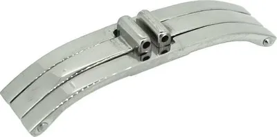 Produktbild von Minott Edelstahlschließe 6mm silberfarben glänzend | Butterfly