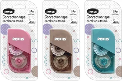Zdjęcie produktu dla Korektor w taśmie 5 mm x 12 m mix wzorów