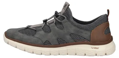 Produktbild von Rieker Herrenslipper smoke/blei/nuss B667845 (43/smoke/blei/nuss)