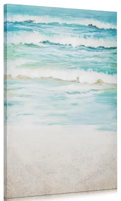 Image de Solidchoice - Peinture à l'huile sur toile, 60 x 40 cm - Mer et plage