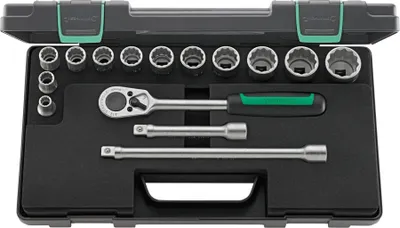 Produktbild von Stahlwille 50/12/3 KN Steckschlüsselsatz 1/2" (12.5 mm) 96031435