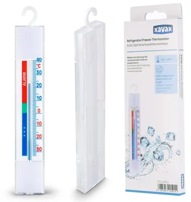 Analoge Kühl-/Gefrierthermometer, -35 bis +40 °C, weiß