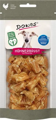 Produktbild von Dokas Welfare Chicken - Hühnerbrust in Stücken 50 g