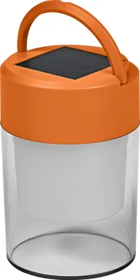 Produktbild von ENDURA Style Solar Table Tischlampe, Orange, 3000 K, 20 lm, 170° Abstrahlwinkel, IP44, 3,7 V, 25000 h Lebensdauer, Lithium ion Akku, 199 mm Höhe