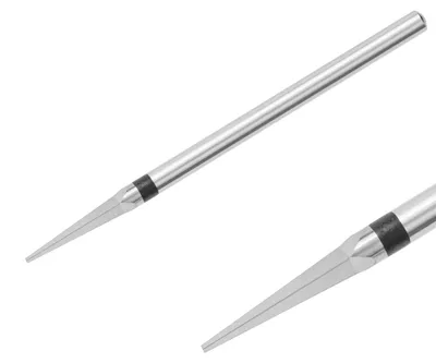 Produktbild von Hartmetallfräser Fräseraufsatz Bohrer Spitzkegel Supergrob Schleifer Maniküre (schwarzer Ring)