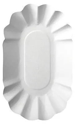 Produktbild von Papstar Schalen, Pappe "pure" oval 10,5 cm x 17,5 cm x 3 cm weiß, 6 x 250 Stück