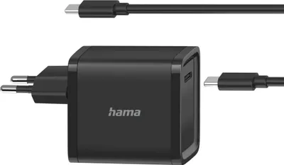 Produktbild von Hama Notebook-Netzteil Universal-USB-C, PD, 5-20V/45W
