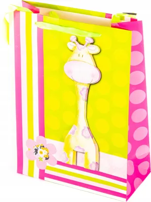 Produktbild von Kinder Geschenktüte 18x23cm - Bunte Geschenkverpackung für Geburtstage & Feiern