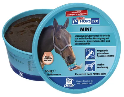 Produktbild von Horslyx Mini Mint 650 g – Vitamin-Minzleckstein für Pferde-Minze