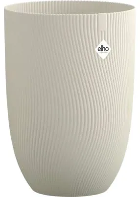 Image de Colonne à fleurs Elho Sereh en plastique Ø 29,5 cm H 40,5 cm beige champignon