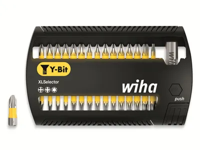 Image de Wiha SB 7948Y-904 XLSelector ( 41832 ) Jeu d'embouts Y-bit 25 mm Phillips, Pozidriv, TORX 31 pces 1/4