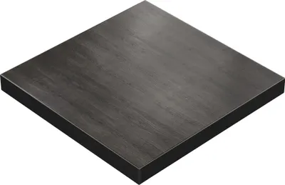 Produktbild von BRASIL | Gastro Tischplatte | B:T 60 x 60 cm | Wenge | Quadratisch | Gastro Tischplatte