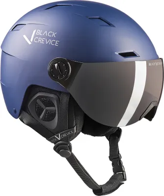 Produktbild von BLACK CREVICE Ski-& Snowboardhelm - Modell KIRCHBERG | Visierhelm | Farbe: Navy | 58-61 cm