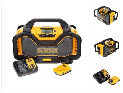 Produktbild von DeWalt DCR 027 D1 Akku Radio DAB+ 10,8-18,0 V + 1x Akku 2,0 Ah + Ladegerät