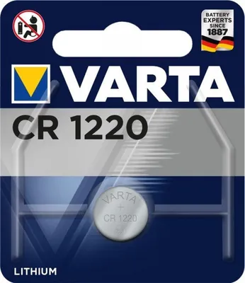 Zdjęcie produktu dla Varta Batterie Knopfzelle CR1220 3V 35mAh Lithium 1St.