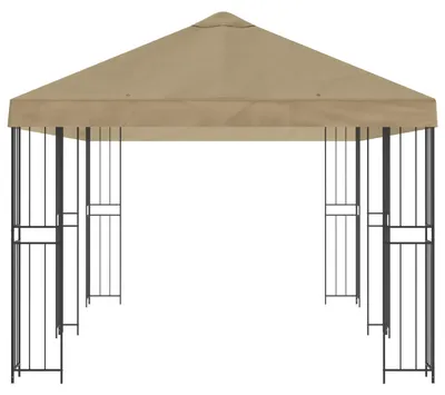 Obrázok produktu pre vidaXL Záhradný pavilón, 6 x 3 m, béžová farba, polyester a oceľ, 190 g/m²