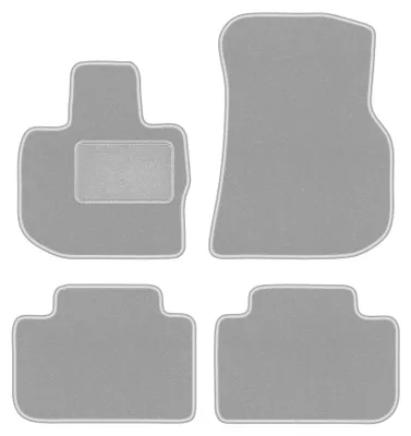 Immagine prodotto di Tappetini in moquette per BMW iX3 G08 2021- (SUV) – set 4 pezzi, grigi, su misura – Wielganizator OSLO