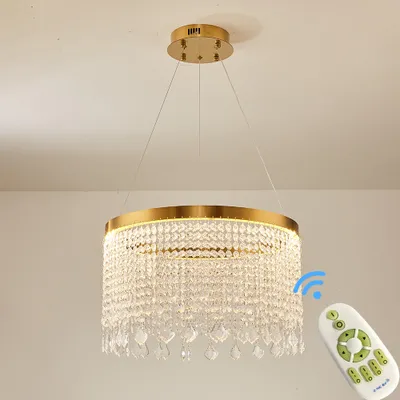 Produktbild von LED Pendelleuchte Deckenleuchte 2022-500 Leuchte Lampe mit Fernbedienung Lichtfarbe/Helligkeit einstellbar dimmbar LED Wohnzimmerleuchte Deckenlampe LED Deckenleuchte
