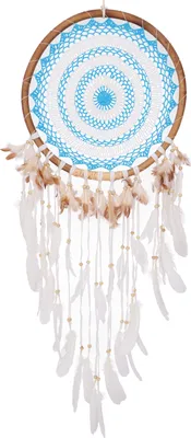 Produktbild von Traumfänger - Blau/weiß 44 cm, Traumfänger, Mobiles