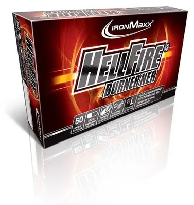 Zdjęcie produktu dla IronMaxx Hellfire – 60 kapsułek TriCaps