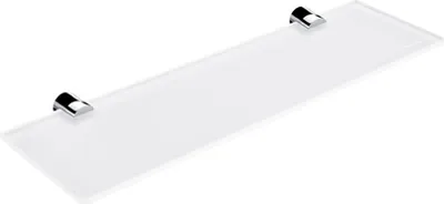 Produktbild von Nimco Bormo - Duschablage, Länge 400 mm, Milchglas / chrom BR 11091B-40-26