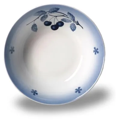 Produktbild von Thun 1794 Kompottschale, tschechisches Porzellan, 25 cm, Angelika, blaue Kirschen, Thun