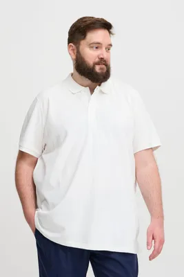Image de Polo pour hommes Blend B&T, col polo, coupe classique, 100% coton