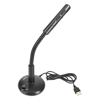 Immagine prodotto di Microfono USB, suono omnidirezionale, riduzione del rumore, LinQ – Nero