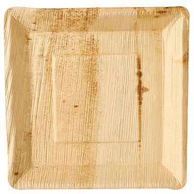 Produktbild von 180x Palmblatt Teller eckig "pure" 25 x 25 cm