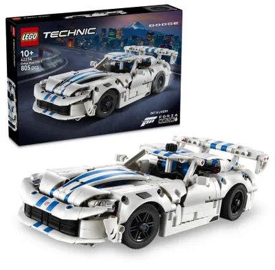 Produktbild von LEGO Technic Dodge Viper GTS-R Sportwagen - Bauset - Rennauto mit Lenkung, V10-Kolbenmotor und aufklappbaren Türen - Geburtstagsgeschenk für Kinder ab 10 Jahren - 42234