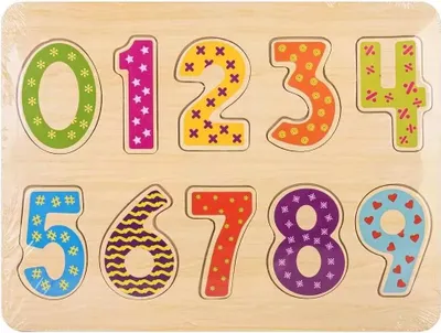 Image de Puzzle en bois - chiffres