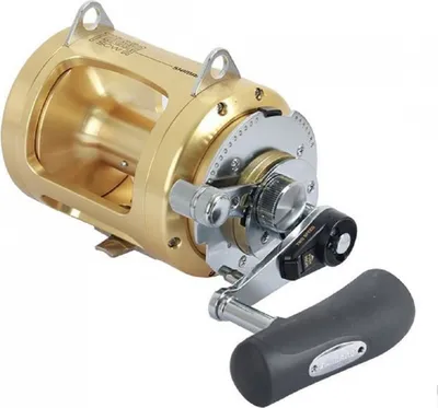 Produktbild von SHIMANO Tiagra, 50WA, Rechtshand, Multi Angelrolle, Schiebebremse, TI50WA