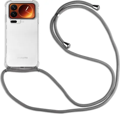 Produktbild von Handykett für Xiaomi 17 Pro Max Hülle mit Kordel Handyhülle mit Band in Grau