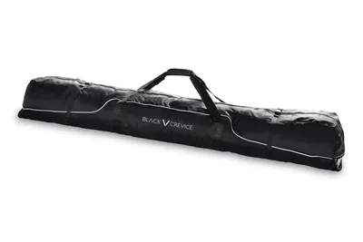 Immagine prodotto di BLACK CREVICE - Borsa da sci/valigia da sci/zaino per 3 paia di sci fino a 190 cm | Colore: Nero/Bianco