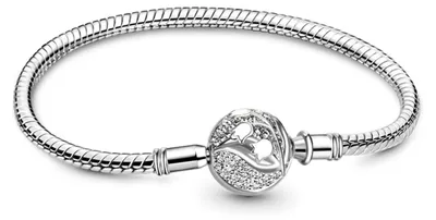 Produktbild von Gnoce Blumen Schlangenarmband für Charms, passend für alle gängigen Marken